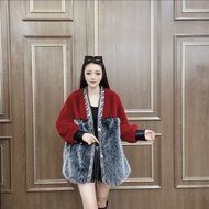 Style Fur Coat Women Mink Fur Coat Imitation Fox Fur Thick Top