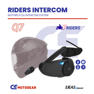EJEAS Rider Intercom Q7 Motorcycle Helmet Bluetooth Intercom 7 Rider Multi-User Intercom System Sing