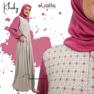 ELZATTA GAMIS SARIMBIT SPANDEK CORDOBA BAHU TERUSAN WANITA GAMIS MOTIF DRESS BAHAN SPANDEK GAMIS ELZ