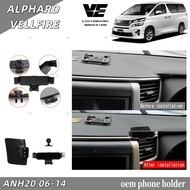 Vemart toyota alphard vellfire anh20 2008-2014 car oem phone holder accessories