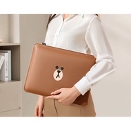 Cute Lightweight Brown Bear Tablet Case for Apple iPad Pro 13/Air 13(2024)/ Pro 12.9 can be used as 