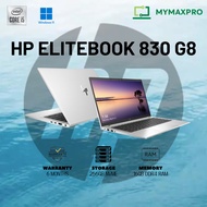 HP Elitebook 830 G8 Intel Core i5 (11th Gen) 13" Full HD / 16GB RAM / 256GB NVME / Win 11 Pro (Refur