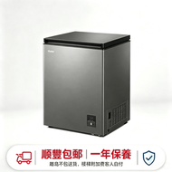 海爾 100L 臥式頂開雪櫃｜-26℃低溫冷凍｜減霜家用冰櫃 PCM鋼板內膽 一級能效