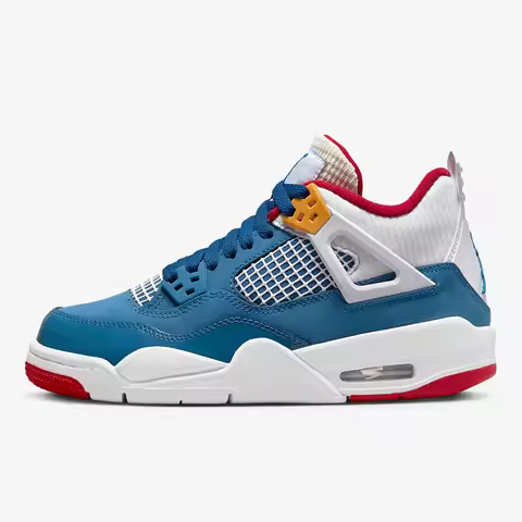 Nike genuine Air Jordan 4 Retro women's GS big children's sports shoes DR6952-400