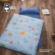 MIT精梳純棉兒童睡袋【飛向宇宙】(可機洗冬夏兩用書包型幼兒園睡袋)   絲薇諾