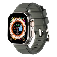 ซิลิโคน สายนาฬิกา For apple watch Band 45mm 44mm 38mm 40mm 41mm 42mm Ultra 2 49mm สาย For apple watch series 9 8 7 สาย สายนาฬิกา นาฬิกา สมาร์ทวอทช์ สายนาฬิกาข้อมือสำหรับ