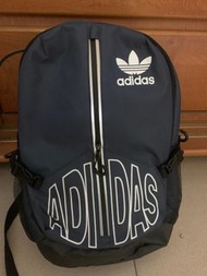 ADIDAS 藍色双肩後背包