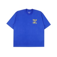 Cosmic T-Shirt Kaos Pria Oversize OUT OF OFFICE BLUE