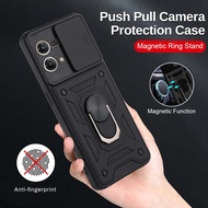 OPPO Reno 8 4G 8Z Reno8 Pro Reno7 Z 8Z 7Z 7 4G 5G Shockproof Armor Casing Stand Holder Push Pull Cam