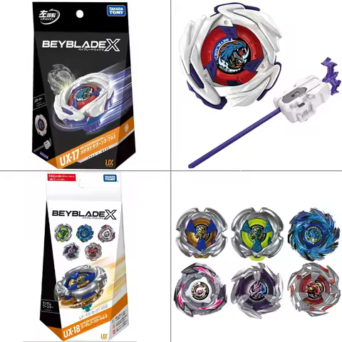 GENUINE TAKARA TOMY BEY X UX-17 Meteor Dragoon 3-70J BEY X UX-18 Random Booster Vol.8 BLADE CARD GAM