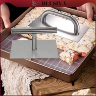 blesiya Smash Burger Press, Nougat Maker, Multifunctional Soft Burger Press for BBQ, Baking Griddle,
