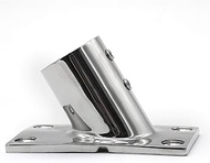 NRC&XRC Boat Hand Rail Fitting-60 Degree or 90Degree 1-1/4 inch Rectangular Base-Marine 316 Stainles