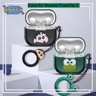 for Huawei FreeClip 2 Case Protective Earphone Cover Ring Anti-fall Soft Silicone Wireless Bluetooth