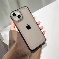 [ Oppo Reno 16F ] Transparent Soft TPU Silicone Case Space Grey Shockproof Protective Cover