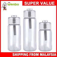 Wenbo Simple Ins Style Tea and Water Plastic Bottle Good-Looking Student Portable Water Tumbler Tran