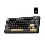 EPOMAKER X Aula EA75 MAX Wireless Gaming Keyboard with Screen & Knob 5000mAh Hot-Swap Lubed Switches
