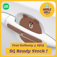 LINE FRIENDS - Car Door Bowl and Car Door Handle Anti- Scratch Anti-collision Protection Sticker Car Decal Door Bumper