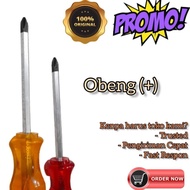 (0_0) Obeng Ketok Jenis plus (+) minus (-) Ukuran 8 Inch Panjang 20 cm