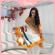 Khăn Quàng Choàng Cổ Boho Nữ Đi Biển Che Nắng Họa Tiết Thổ Cẩm Vintage Thời Trang Mùa Hè - 90x180 -