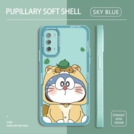 For Samsung Galaxy Note20 Ultra Note10 Plus Note10 Lite Note9 Note8 Cute Doraemon Phone Casing Full Cameras Cover Soft Silicone TPU Protective Shockproof Phone Case