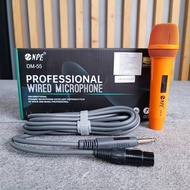 มี 5 สีให้เลือก NPE DM-55 ไมค์สาย ดำ / เขียว / เหลือง / ส้ม / ชมพู ไมโครโฟนไดนามิก DM 55 DM55 เอไอ-ไ