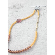 M.Beads 日本串珠手機手鏈 /手機鍊 /手機吊飾 Chamomile