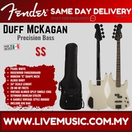 Fender Duff Mckagan Signature Deluxe Precision Bass Guitar, Rosewood Fretboard - White Pearl