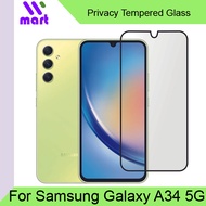 Privacy Tempered Glass Screen Protector Full Screen Coverage for Samsung Galaxy A31, A32 5G, A33 5G,