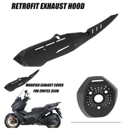 Motorcycle Modified Exhaust Cover Exhaust Muffler Pipe Cover Guard For ZONTES 350D D350 350 D ZT350D