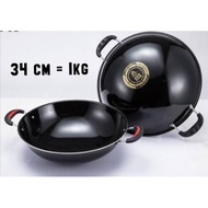 34cm Enamel Frying Pan Non-stick Frying Pan