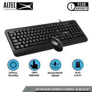 Altec Lansing Keyboard Mouse Combo USB ALBC6331