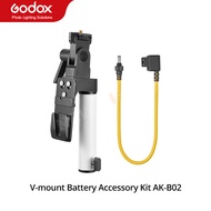 Godox ML100Bi Bi-Color Portable LED Light Accessories ML-GB Bowens Mount Adapter AK-B02 Battery Hand