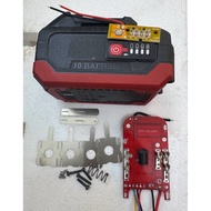 10cell 20cell battery case set (case without stamp) 21v makita pin with battery indicator, zinc and 