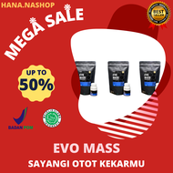 SALE! (COD) EVO MASS L-MEN PAKET IDEAL - Kapsul Suplemen Penambah Massa Otot Tinggi Whey Protein -TO