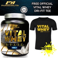 Whey Protein Halal - Vital Whey (Vanilla) 2kg/4.41lbs 100% Whey Isolate With 24g Protein 67 Servings