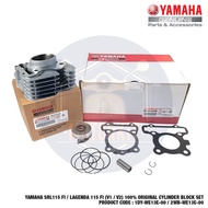 YAMAHA SRL115 FI LAGENDA 115 FI V1 V2 100% ORIGINAL CYLINDER BLOCK SET 1DY-WE13E-00 2WB-WE13E-00