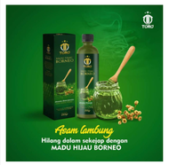 Madu Hijau Borneo - Madu hijau herbal asam lambung maag Borneo Toro 250 gram EKSTAK SPIRULINA Origin