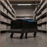 Baoblaze Quiet Wheels Folding Hand Hand Truck Heavy Duty Collapsible Wagon Hand Truck Large Capacity