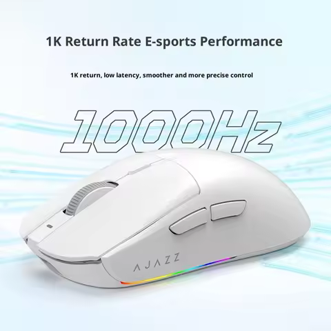 Ajzaa Aj139V2 Gaming Mouse Lightweight Large Hand Dual Mode Wireless And Wired Computer Peripheral f
