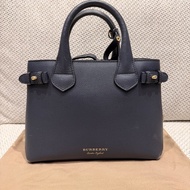 Burberry Small Banner Nova Check 2WAY 4023700 Handbag Leather x Canvas