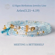 Fire Sign Zodiac Crystal Bracelet – For Aries, Leo & Sagittarius