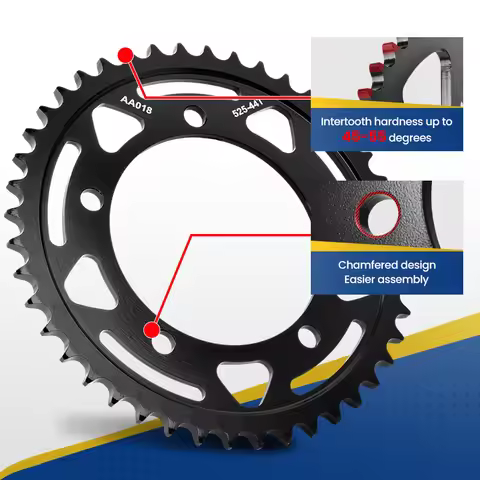 525 Chain 44 T 45 Tooth Motor Rear Sprocket For BMW F750 F850 GS ADV F900 R XR M1000 S1000 XR R RR F