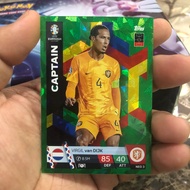Captain Green Emerald Virgil van Dijk Match Attax EURO 2024