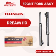 100% RED CICAK FRONT FORK ASSY DREAM110 - DREAM 110 FI EX5110 EX5 110  FORK DEPAN ABSORBER