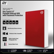 SEAGATE One Touch HDD Portable Hard Drive 5TB / 4TB / 2TB / 1TB - 3 Year Seagate Warranty