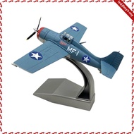 [leipupa] F-4F F-4F Fighter Model Plane Preassembled Warplane Display Model Display Stand Collector'
