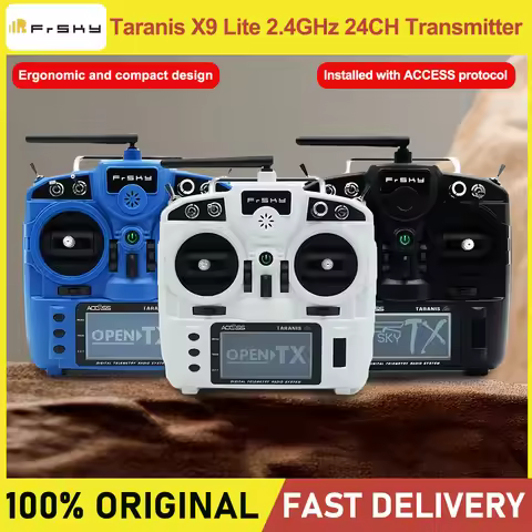 【Clearance】FrSky Taranis X9 Lite 2.4GHz 24CH Transmitter Support ACCESS and D16 Mode Using 18650 Bat