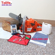 Máy cưa xích xăng Husqvarna 365 chuyên khai thác có kèm lam xích