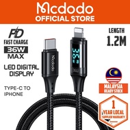 Mcdodo Digital HD 36W Type-C To Data Cable Compatible For iPhone 1.2M CA103
