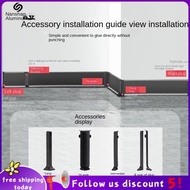 Se7ven✨Self-adhesive aluminum alloy skirting accessories Yang Angle Yin Angle Splicing Plugs
